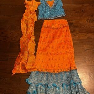 Indian ethic party wear for girls